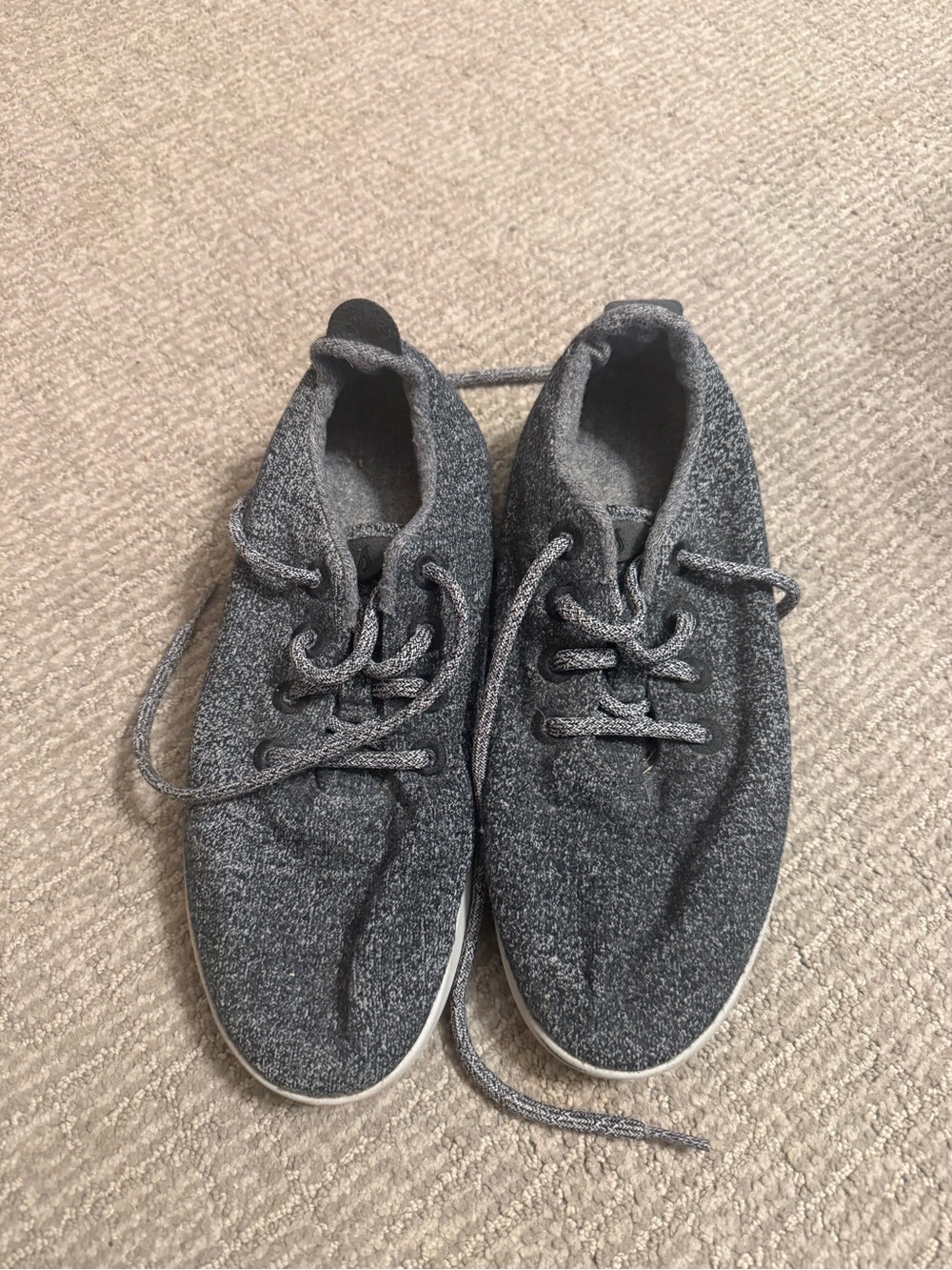 allbirds Men's Gray Wool Runners Sneakers